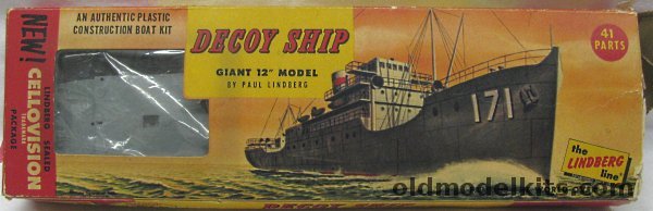 Lindberg 1/390 Decoy Ship - (Q-Ship / Sea Raider / USS Atik / SS-Carolyn), 755-49 plastic model kit